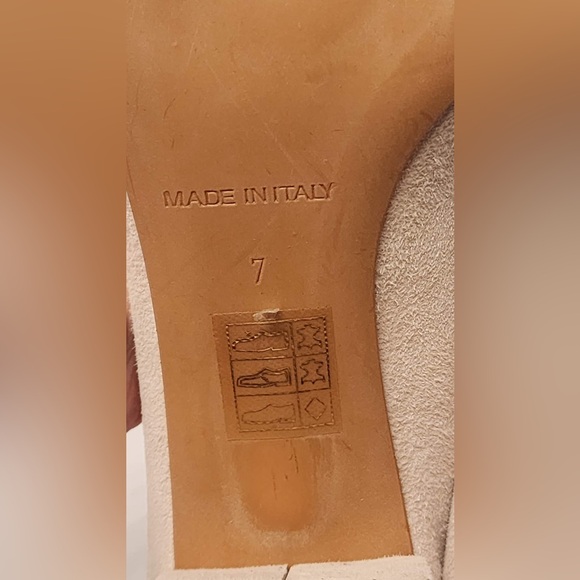 NWOT Everlane Shoes Everlane The Italian Leather Day Heel In Tan Suede Size 7 - Picture 8 of 10